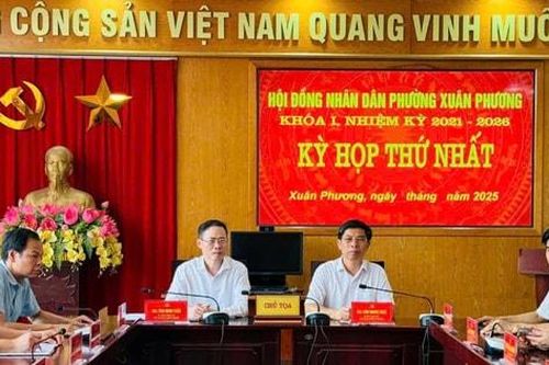 HĐND phường Xuân Phương (mới) tập trung cao độ vận hành mô hình mới
