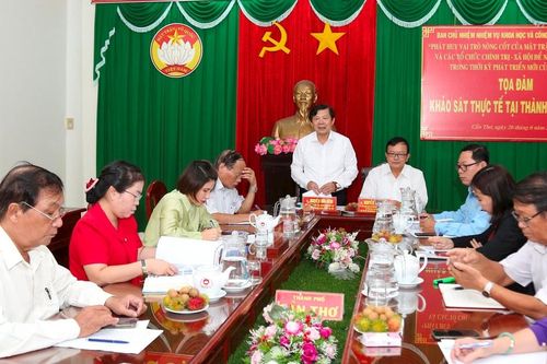 Phát huy vai trò của Mặt trận Tổ quốc Việt Nam và các tổ chức chính trị - xã hội để nhân dân làm chủ