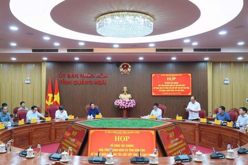 Quảng Ngãi - Kon Tum họp bàn sắp xếp trụ sở, tài chính, ngân sách, tài sản công