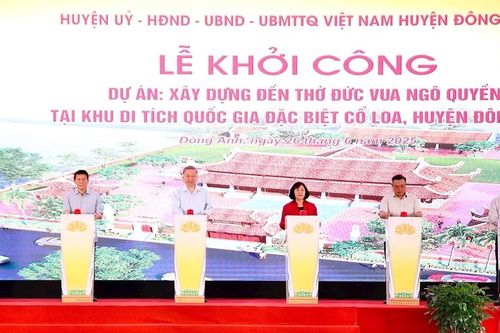 Khởi công xây dựng đền thờ Đức vua Ngô Quyền