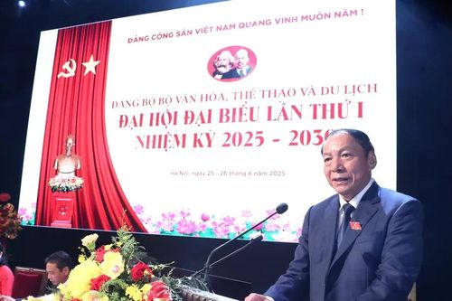 Khai mạc Đại hội Đảng bộ Bộ VH-TT-DL nhiệm kỳ 2025-2030: Gìn giữ hồn cốt dân tộc, lan tỏa bản lĩnh và khát vọng phát triển Việt Nam