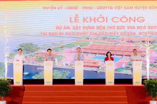 Tổng Bí thư Tô Lâm dự Lễ khởi công xây Đền thờ đức Vua Ngô Quyền