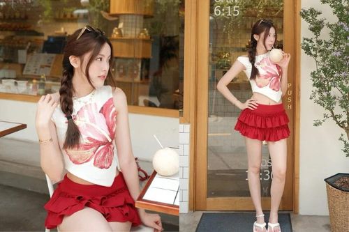 Tăng Mỹ Hàn 'cân' trọn outfit hè, khoe khéo đôi chân nuột nà