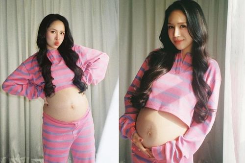Joyce Phạm khoe visual 'nét căng' những tháng cuối thai kỳ