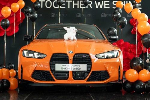 Tận thấy BMW M4 gần 7 tỷ đồng đầu tiên về tay đại gia Việt