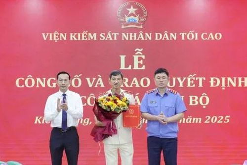 Công bố nhân sự Viện Kiểm sát nhân dân tỉnh An Giang sau hợp nhất