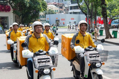 Honda Việt Nam và Bưu điện Việt Nam mở rộng dự án sử dụng xe điện giao hàng