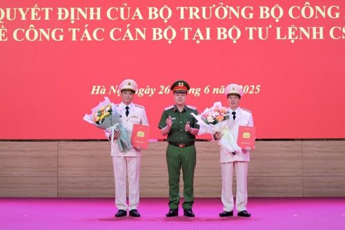 Phó Giám đốc Công an Tuyên Quang, Hòa Bình cùng được bổ nhiệm làm Phó Tư lệnh CSCĐ