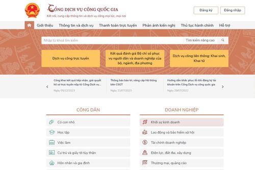 Cổng Dịch vụ công quốc gia trở thành điểm 'một cửa số' tập trung, duy nhất từ 27/6/2025