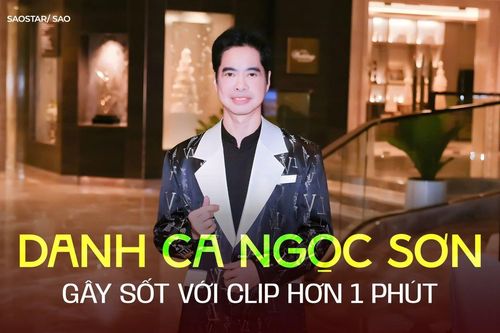 Clip hơn 1 phút của danh ca Ngọc Sơn gây sốt