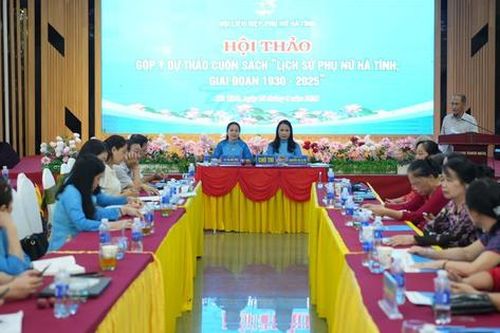 Hội LHPN Hà Tĩnh góp ý bản thảo sách 'Lịch sử Phụ nữ Hà Tĩnh, giai đoạn 1930 - 2025'
