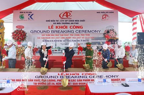 Đồng Nai khởi công xây dựng dự án nhà máy hóa chất hơn 120 tỷ đồng