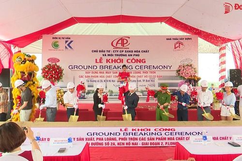 Đồng Nai khởi công xây dựng dự án nhà máy hóa chất hơn 120 tỷ đồng