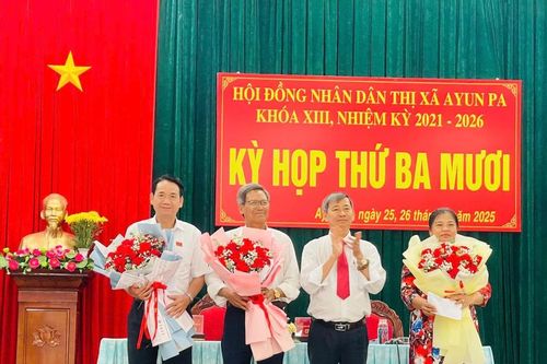 Kỳ họp thứ 30 HĐND thị xã Ayun Pa khóa XIII thông qua 4 Nghị quyết