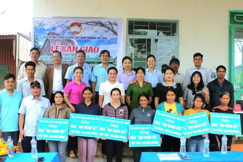 Niềm vui trong căn nhà Đại đoàn kết