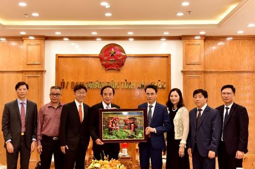 Phó Chủ tịch UBND tỉnh Hà Trọng Hải tiếp xã giao Đoàn công tác Nhật Bản
