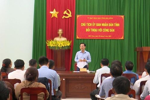 Đắk Nông đối thoại với công dân