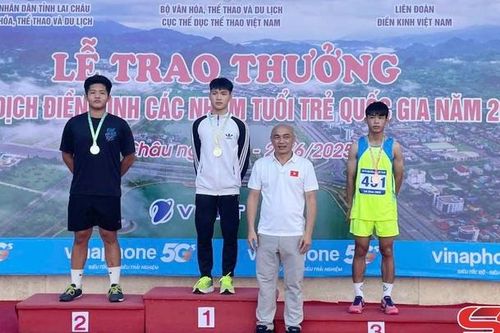 Sơn La xếp thứ 8/65 đoàn tham Giải Vô địch điền kinh các nhóm tuổi trẻ quốc gia 2025