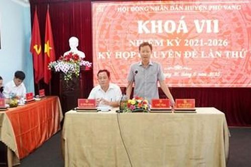 Phú Vang: Xem xét, thông qua các nghị quyết về dự toán, phân bổ tài chính