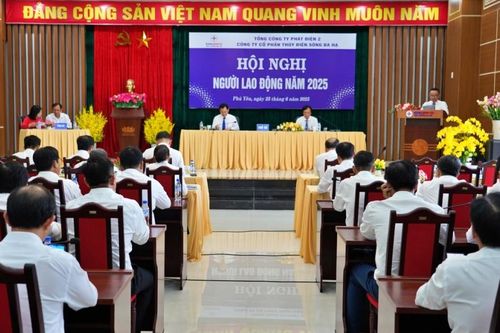 Hội nghị Người lao động Thủy điện Sông Ba Hạ năm 2025: Xây dựng môi trường làm việc bền vững, hiệu quả