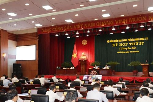 Kỳ họp thứ 27, HĐND thành phố Hải Phòng Khóa XVIQuyết định những nội dung cấp thiết về đầu tư công, hạ tầng giao thông