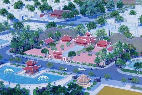 Khởi công xây dựng đền thờ vua Ngô Quyền