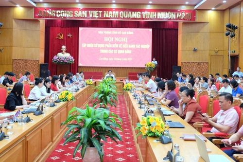 Hội nghị tập huấn sử dụng phần mềm Hệ thống thông tin điều hành tác nghiệp trong các cơ quan Đảng