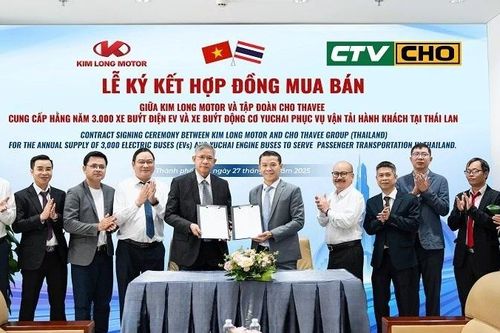 Kim Long Motor xuất khẩu 3 nghìn xe/năm cho doanh nghiệp Thái Lan
