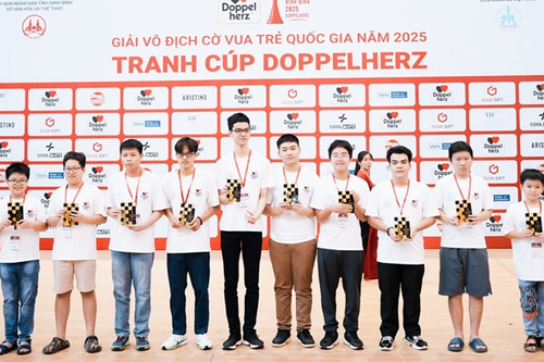 Chắp cánh cho tài năng trẻ cờ vua Việt Nam