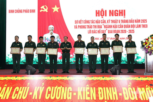 Binh chủng Pháo binh thực hiện tốt Phong trào thi đua 'Ngành Hậu cần Quân đội làm theo lời Bác Hồ dạy'