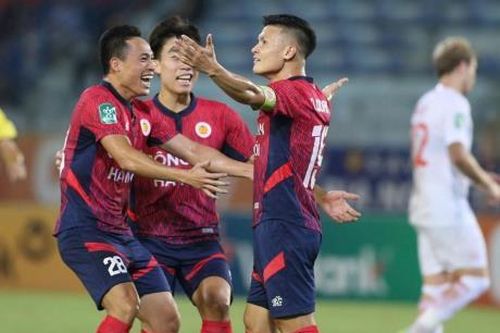 Cúp Quốc gia 2024/25: SLNA gặp Công an Hà Nội ở chung kết