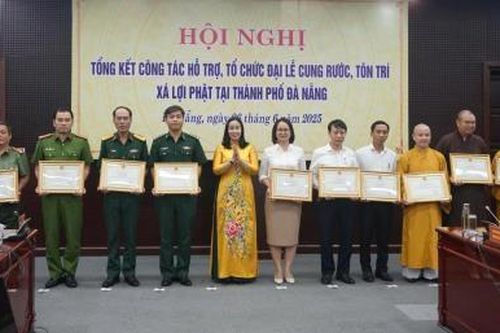 Tổng kết công tác tổ chức Đại lễ cung rước, tôn trí Xá lợi Phật tại Đà Nẵng