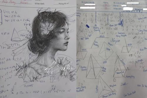 Những tờ giấy nháp 'bá đạo' của các sĩ tử trong kỳ thi THPT