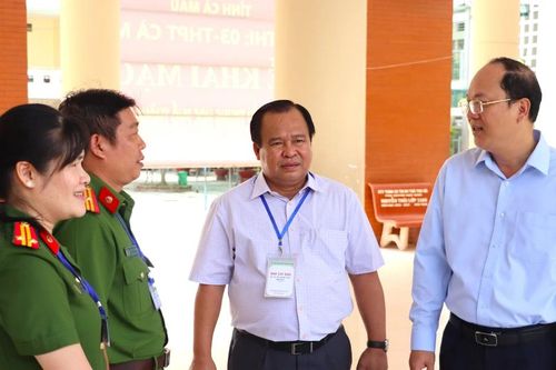 Công tác kiểm tra thi tốt nghiệp THPT ở Cà Mau được thực hiện chặt chẽ