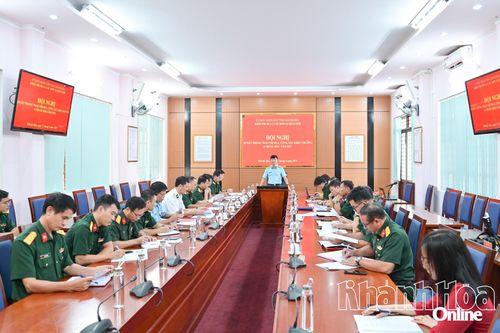 Khối thi đua 2 các đơn vị quân đội đóng quân trên địa bàn tỉnh Khánh Hòa: Sơ kết phong trào thi đua 6 tháng năm 2025