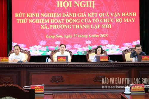 Rút kinh nghiệm vận hành thử nghiệm hoạt động của tổ chức bộ máy xã, phường thành lập mới