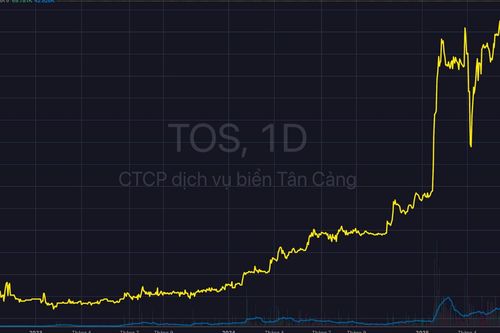Cổ phiếu TOS vượt đỉnh 14 lần từ đầu năm
