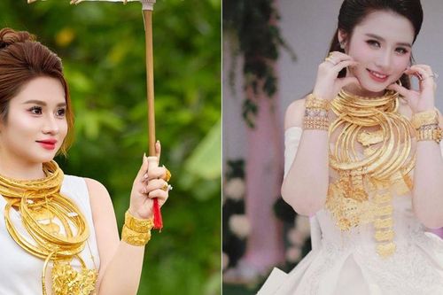 Clip: 13 giây ghi cảnh cô dâu đeo vàng trĩu cổ, trĩu tay trong ngày cưới khiến nhiều người 'phát sốt'