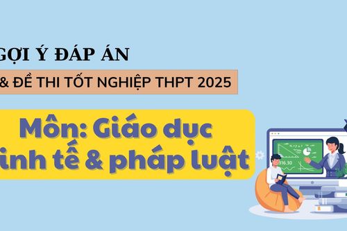 Đáp án đề thi môn Giáo dục kinh tế & pháp luật tốt nghiệp THPT 2025 tất cả mã đề