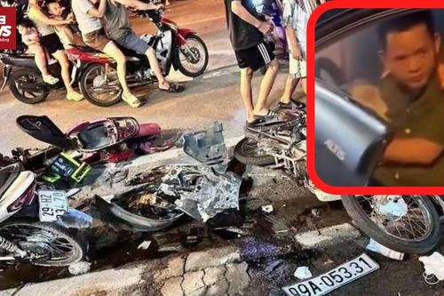 Cách chức Trung tá công an say rượu, gây tai nạn liên hoàn ở Bắc Ninh