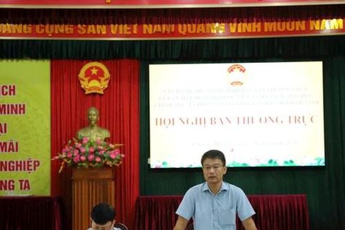 Vận hành thử nghiệm bộ máy Ủy ban MTTQ Việt Nam xã Chương Dương mới