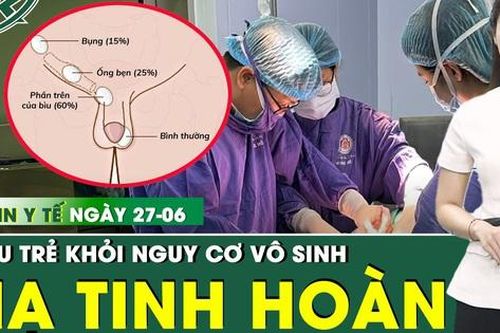 Bản Tin Y Tế 27/6: Bé trai 11 tuổi thoát nguy cơ vô sinh nhờ kịp thời hạ tinh hoàn