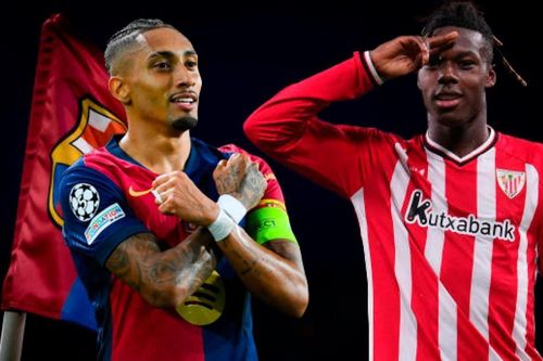 Phản ứng của Raphinha khi Barca đón Williams