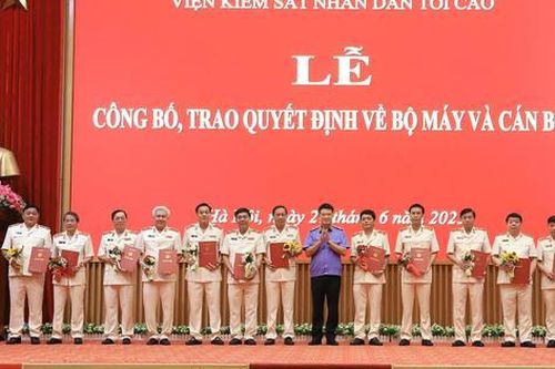 SẮP SẾP bộ máy: Điều động, bổ nhiệm nhân sự Viện Kiểm sát nhân dân