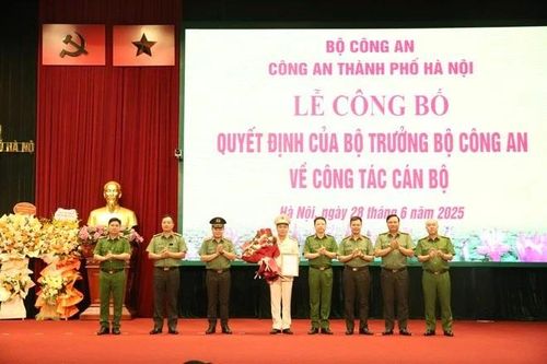 Nhiều Phó Giám đốc Công an tỉnh, thành phố được bổ nhiệm