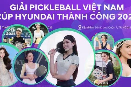 Sức hút mạnh mẽ của Giải Vô địch Pickleball Việt Nam 2025