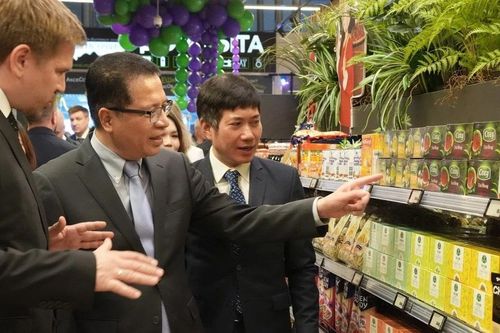 'Góc Việt Nam' đầu tiên tại chuỗi siêu thị lớn ở thủ đô của Liên bang Nga