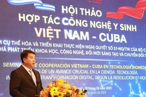 Việt Nam và Cuba thúc đẩy hợp tác công nghệ y sinh điều trị ung thư, đột quỵ