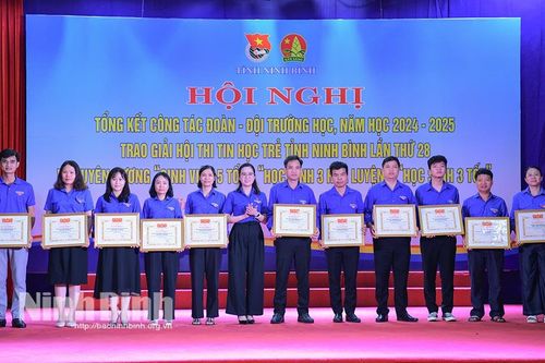 Tổng kết công tác Đoàn-Đội khối trường học, năm học 2024-2025