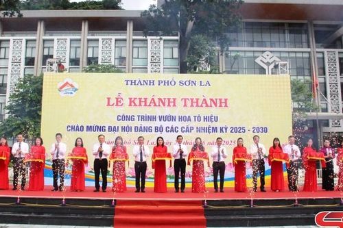 Khánh thành Vườn hoa Tô Hiệu, thành phố Sơn La